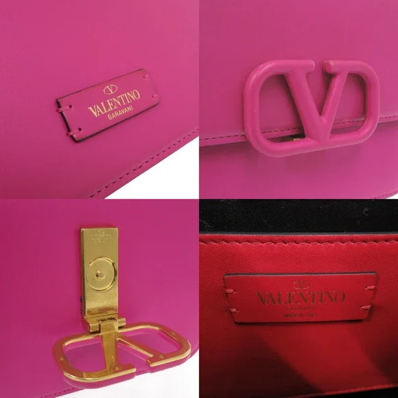 VALENTINO GARAVANI Pink Leather Shoulder Bag - Picture 10 of 10